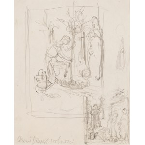Józef Mehoffer (1869 - 1946), Kraków - sadzenie drzewa wolności, 3 maja 1919 roku