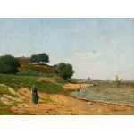 Walery Brochocki (1847–1923), "By the River," 1902
