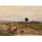 Adam Setkowicz (1876–1945), "Leaving the Village"