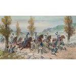 Edward Mesjasz (1929–2007), "The Charge in the Somosierra Gorge," 1992