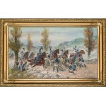 Edward Mesjasz (1929–2007), "The Charge in the Somosierra Gorge," 1992