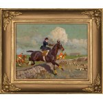 Zygmunt Rozwadowski (1870 - 1950), « Chasse à courre »