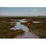 Józef Rapacki (1871–1929), "Gathering Buttercups," 1924
