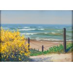 Soter Jaxa-Małachowski (1867–1952), "Gorse Bushes by the Baltic Sea," 1937