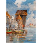 Eugeniusz Dzierżencki (1904–1990), "Gdańsk: The Long Waterfront and the Crane"