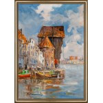 Eugeniusz Dzierżencki (1904–1990), "Gdańsk: The Long Waterfront and the Crane"