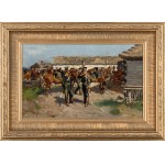 Józef Ejsmond (1862–1937), “Rest Stop of the 3rd Mounted Rifle Regiment”