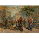 Erno Erb (1878–1943), "Market in Lviv