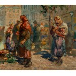 Erno Erb (1878–1943), Market in Lviv's Main Square
