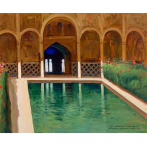 Bronisława Rychter-Janowska (1868–1953), The Palace at the Alhambra, 1925
