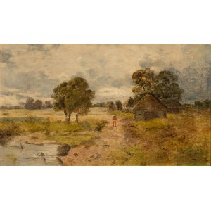 Seweryn Bieszczad (1852 - 1923), Pejzaż wiejski