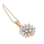 Pendentif avec chaîne, seconde moitié du XXe siècle
