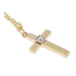 Cross with a chain, first half of the 20th century