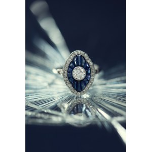 Bague, France, années 1920-1930, Art déco