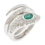 Snake-shaped ring, Italy, Naples, second half of the 20th century