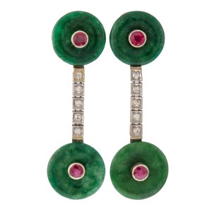 Boucles d'oreilles, première moitié du XXe siècle