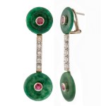 Boucles d'oreilles, première moitié du XXe siècle