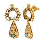Earrings, early 20th century