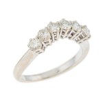 Demi-bague, seconde moitié du XXe siècle