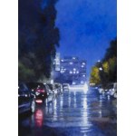 Łukasz Jacek (b. 1978), Suburbs in the Rain, 2026