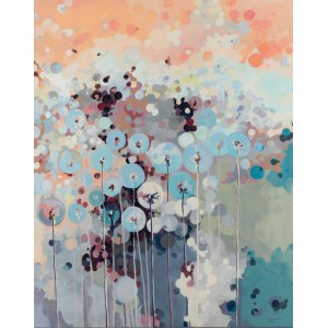 Aneta Olszewska-Kołodziejska (b. 1986, Siemiatycze), Dandelions at Sunrise, 2026