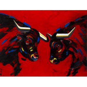 Anna Moon (geb. 1976), „Ein entscheidendes Duell“, 2026