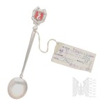 [RYTOSZTUKA/CEPELIA] - Silver (0.800) - Teaspoon with the Coat of Arms of Warsaw (Warsaw, Poznań)