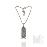 Silver (0.800) - Egyptian-Style Charm Bracelet