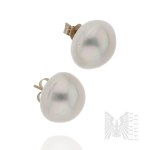 Gold - Pearl Earrings