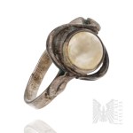 [WARMET/Agat] - Silver (0.925) - Ring with a Natural Stone