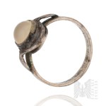 [WARMET/Agat] - Silver (0.925) - Ring with a Natural Stone