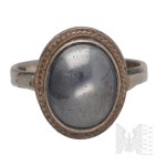[WARMET/Agat] - Silver (0.925) - Ring with Hematite