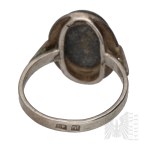[WARMET/Agat] - Silver (0.925) - Ring with Hematite
