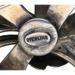 Srebro - Sterling - Broszka o Kształcie Bukietu