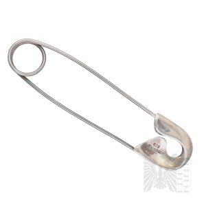 ISCHIKO - Silver (0.925) - Safety Pin Brooch