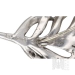 Silver (0.925) - Feather-Shaped Brooch