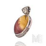 Silver (0.925) - Pendant with Natural Stone