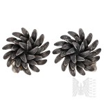 Silver - Flower-Shaped Clips