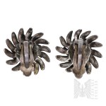 Silver - Flower-Shaped Clips