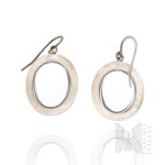 Set - Silver - Ring & Earrings with Clear Stones