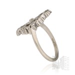 10k Gold - Crosby Hallmark - Openwork Ring in the Edwardian/Art Deco Style