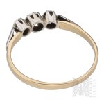 Gold &amp; Platinum; - Classic Diamond Ring