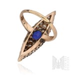 [Belle Époque/Art Deco] - Gold (0.400) - Diamond Ring with a Test Certificate from the Regional Assay Office