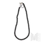 Black Bead Necklace
