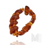 Amber Bracelet with Large Oval Pieces