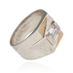 Silver (0.925) - A Ring with an Interesting Geometric Shape