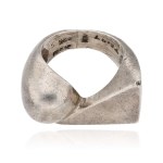 Silver - A Ring with an Interesting Geometric Shape