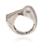 Silver - A Ring with an Interesting Geometric Shape
