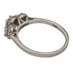 Silver (0.925) - Ring with Mossanites