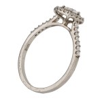 Silver (0.925) - Ring with Mossanites